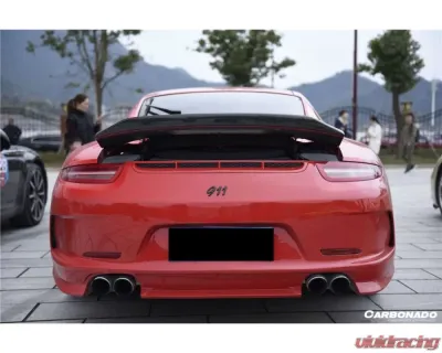 Carbonado FGPCF GT3 Style Rear Bumper Quad Exhaust Porsche 911 991.1 Carrera | S 2012-2015 - FGPCFRB3995GT3-QL