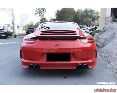 Carbonado FGPCF GT3 Style Rear Bumper Quad Exhaust Porsche 911 991.1 Carrera | S 2012-2015 - FGPCFRB3995GT3-QL