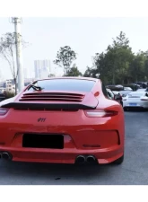 Carbonado FGPCF GT3 Style Rear Bumper Quad Exhaust Porsche 911 991.1 Carrera | S 2012-2015                                     - FGPCFRB3995GT3-QL - Image 6