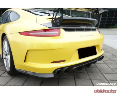 Carbonado FGPCF GT3 Style Rear Bumper Quad Exhaust Porsche 911 991.1 Carrera | S 2012-2015 - FGPCFRB3995GT3-QL
