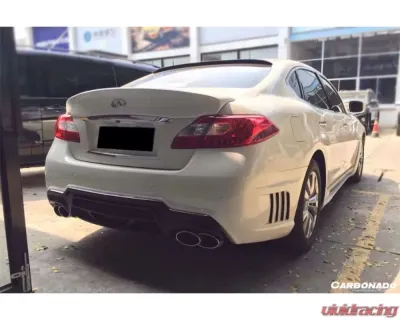Carbonado Carbonado FGCF WD Style Roof Spoiler for Infiniti Q70 M37 M35 M25 2011-2014 - FGCFRS09N352