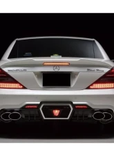 Carbonado Carbon Fiber Reinforced Plastic WD Style Trunk Spoiler for Mercedes Benz R230 SL-Class 2008-2012                                     - CFTS033302 - Image 6