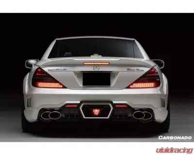 Carbonado Carbon Fiber Reinforced Plastic WD Style Trunk Spoiler for Mercedes Benz R230 SL-Class 2008-2012 - CFTS033302