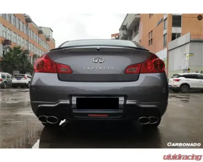 Carbonado Carbon Fiber Reinforced Plastic Trunk Spoiler for Infiniti G25/G37 Sedan 2010-2013 - CFTS09N472