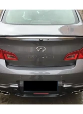 Carbonado Carbon Fiber Reinforced Plastic Trunk Spoiler for Infiniti G25/G37 Sedan 2010-2013                                     - CFTS09N472 - Image 8