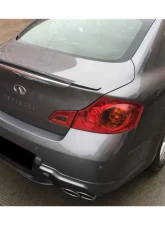 Carbonado Carbon Fiber Reinforced Plastic Trunk Spoiler for Infiniti G25/G37 Sedan 2010-2013                                     - CFTS09N472 - Image 9