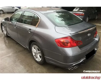 Carbonado Carbon Fiber Reinforced Plastic Trunk Spoiler for Infiniti G25/G37 Sedan 2010-2013 - CFTS09N472
