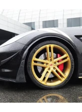 Carbonado CFRP Front Lip with Caps for Chevrolet Corvette Z06 2013-2019                                     - CF8994Z06OEM-3-FL-SET - Image 12