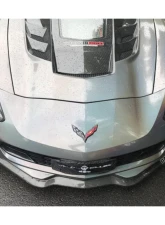 Carbonado CFRP Front Lip with Caps for Chevrolet Corvette Z06 2013-2019                                     - CF8994Z06OEM-3-FL-SET - Image 15