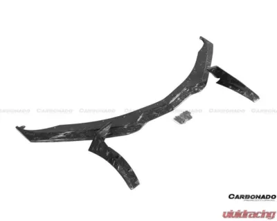 Carbonado CFRP Front Lip with Caps for Chevrolet Corvette Z06 2013-2019 - CF8994Z06OEM-3-FL-SET