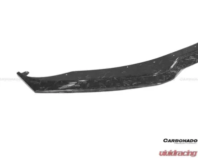 Carbonado CFRP Front Lip with Caps for Chevrolet Corvette Z06 2013-2019 - CF8994Z06OEM-3-FL-SET