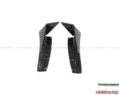 Carbonado CFRP Front Lip with Caps for Chevrolet Corvette Z06 2013-2019 - CF8994Z06OEM-3-FL-SET