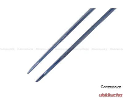 Carbonado CFRP Blue Side Skirts Extension Add On Lip Mercedes Benz W205 C63 S AMG Coupe 2015-2021 - BLUCF8509OEM-SSC