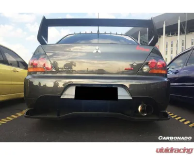 Carbonado CFRP Rear Diffuser Mitsubishi Evolution 2003-2006 - CF3340V.L