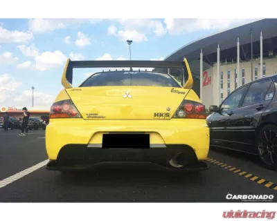 Carbonado CFRP Rear Diffuser Mitsubishi Evolution 2003-2006 - CF3340V.L