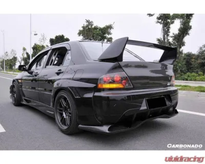 Carbonado CFRP Rear Diffuser Mitsubishi Evolution 2003-2006 - CF3340V.L