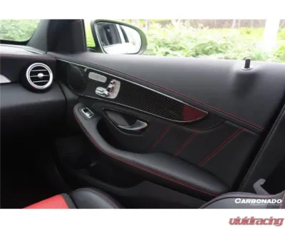 Carbonado DryCF Interior Door Handle Cover Trim Mercedes Benz C-Class | GLC 2015-2021 - CF8502OEM-INTR-3