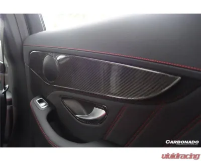 Carbonado DryCF Interior Door Handle Cover Trim Mercedes Benz C-Class | GLC 2015-2021 - CF8502OEM-INTR-3