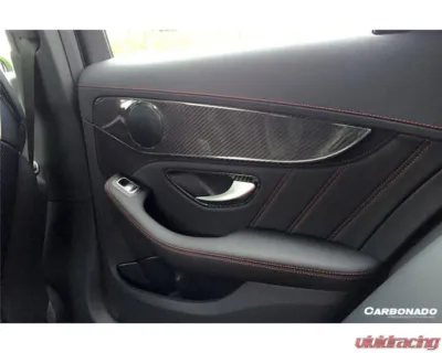Carbonado DryCF Interior Door Handle Cover Trim Mercedes Benz C-Class | GLC 2015-2021 - CF8502OEM-INTR-3