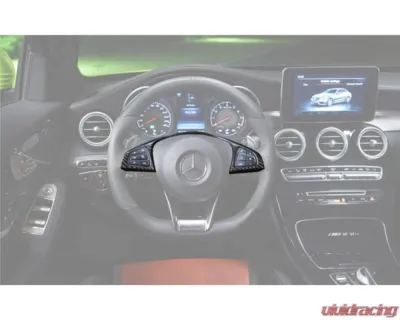 Carbonado DryCF Interior Steering Wheel Trim Mercedes Benz W205 C63 AMG 2015-2021 - CF8502OEM-INTR-4