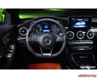 Carbonado DryCF Interior Steering Wheel Trim Mercedes Benz W205 C63 AMG 2015-2021 - CF8502OEM-INTR-4