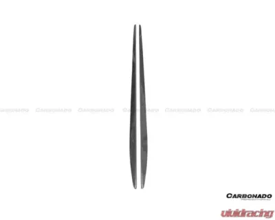 Carbonado CFRP Side Skirts Extension Add On Lip Mercedes Benz W205 C63 S AMG Coupe 2015-2021 - CF8509OEM-SSC