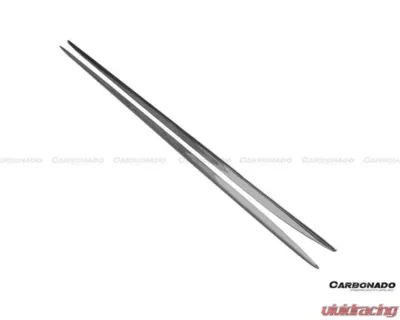 Carbonado CFRP Side Skirts Extension Add On Lip Mercedes Benz W205 C63 S AMG Coupe 2015-2021 - CF8509OEM-SSC