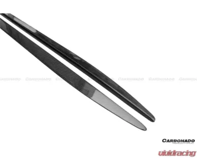 Carbonado CFRP Side Skirts Extension Add On Lip Mercedes Benz W205 C63 S AMG Coupe 2015-2021 - CF8509OEM-SSC