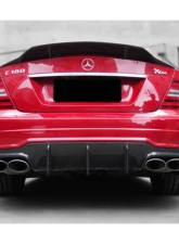 Carbonado CFRP Rear Lip Diffuser Mercedes-Benz W204 C-Class | C63AMG 2012-2014                                     - CFAF-007 - Image 11