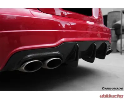 Carbonado CFRP Rear Lip Diffuser Mercedes-Benz W204 C-Class | C63AMG 2012-2014 - CFAF-007