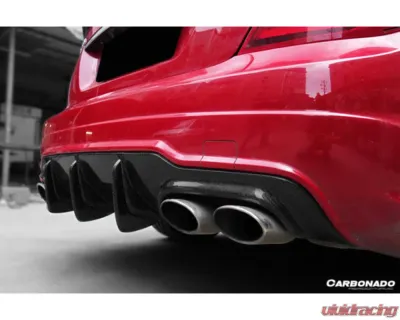 Carbonado CFRP Rear Lip Diffuser Mercedes-Benz W204 C-Class | C63AMG 2012-2014 - CFAF-007