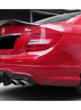 Carbonado CFRP Rear Lip Diffuser Mercedes-Benz W204 C-Class | C63AMG 2012-2014                                     - CFAF-007 - Image 7