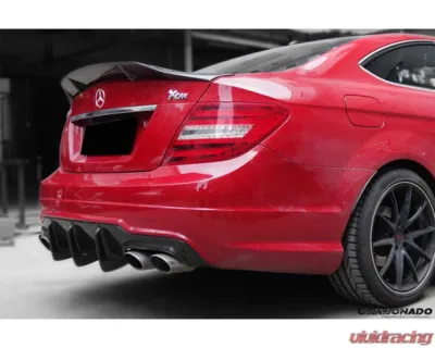 Carbonado CFRP Rear Lip Diffuser Mercedes-Benz W204 C-Class | C63AMG 2012-2014 - CFAF-007
