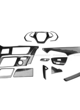 Carbonado DryCF Interior Trim Set Chevrolet Corvette C7 Z06 Grandsport 2013-2019                                     - DRYCF8993OEM-INTR-SET - Image 15