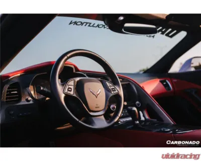 Carbonado DryCF Interior Trim Set Chevrolet Corvette C7 Z06 Grandsport 2013-2019 - DRYCF8993OEM-INTR-SET