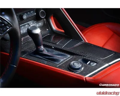 Carbonado DryCF Interior Trim Set Chevrolet Corvette C7 Z06 Grandsport 2013-2019 - DRYCF8993OEM-INTR-SET