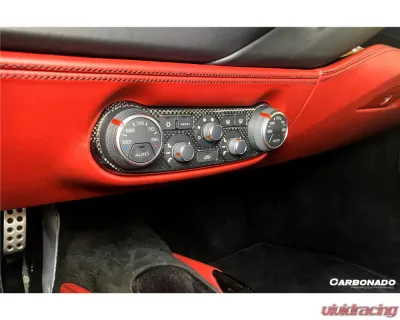 Carbonado DRYFGCF AC Control Panel Cover Ferrari 488 GTB | Spyder 2015-2020 - DRYFGCF9503OE.CPC