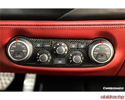 Carbonado DRYFGCF AC Control Panel Cover Ferrari 488 GTB | Spyder 2015-2020 - DRYFGCF9503OE.CPC