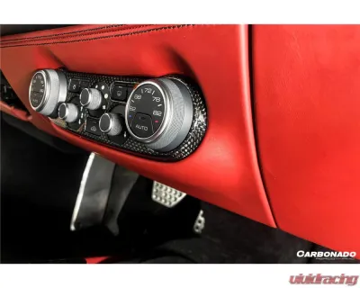 Carbonado DRYFGCF AC Control Panel Cover Ferrari 488 GTB | Spyder 2015-2020 - DRYFGCF9503OE.CPC