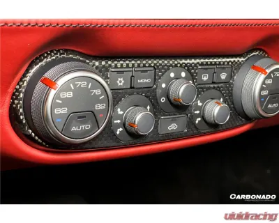 Carbonado DRYFGCF AC Control Panel Cover Ferrari 488 GTB | Spyder 2015-2020 - DRYFGCF9503OE.CPC