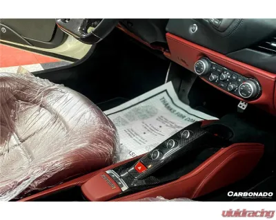 Carbonado DRYFGCF AC Control Panel Cover Ferrari 488 GTB | Spyder 2015-2020 - DRYFGCF9503OE.CPC