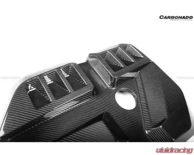 Carbonado DryFGCF Engine Cover BMW M3 | M4 2021+ - DRYFGCFG80ODOEM-EC