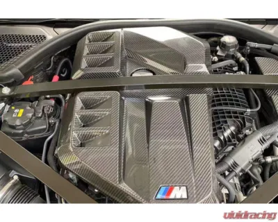 Carbonado DryFGCF Engine Cover BMW M3 | M4 2021+ - DRYFGCFG80ODOEM-EC