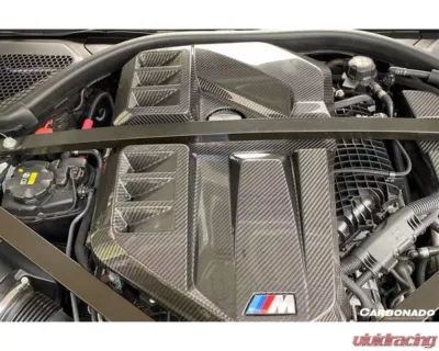 Carbonado DryFGCF Engine Cover BMW M3 | M4 2021+ - DRYFGCFG80ODOEM-EC