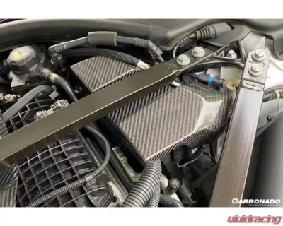 Carbonado DryFGCF Fuse Cover BMW M3 | M4 2021+ - DRYFGCFG80ODOEM-FC