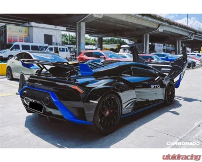 Carbonado MTDryCF Trunk Spoiler Side Winglets Lamborghini Huracan STO 2021-2024 - MTDRYCFHURACANSTO-W-2