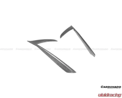 Carbonado DryCF Quarter Panel Side Vent Scoops Maserati MC20 2020-2024 - DRYCFMC20-MANOE-QPS