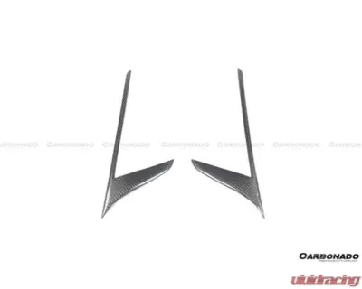 Carbonado DryCF Quarter Panel Side Vent Scoops Maserati MC20 2020-2024 - DRYCFMC20-MANOE-QPS