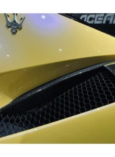 Carbonado DryCF Quarter Panel Side Vent Scoops Maserati MC20 2020-2024                                     - DRYCFMC20-MANOE-QPS - Image 4