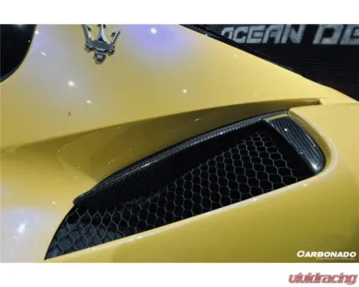 Carbonado DryCF Quarter Panel Side Vent Scoops Maserati MC20 2020-2024 - DRYCFMC20-MANOE-QPS